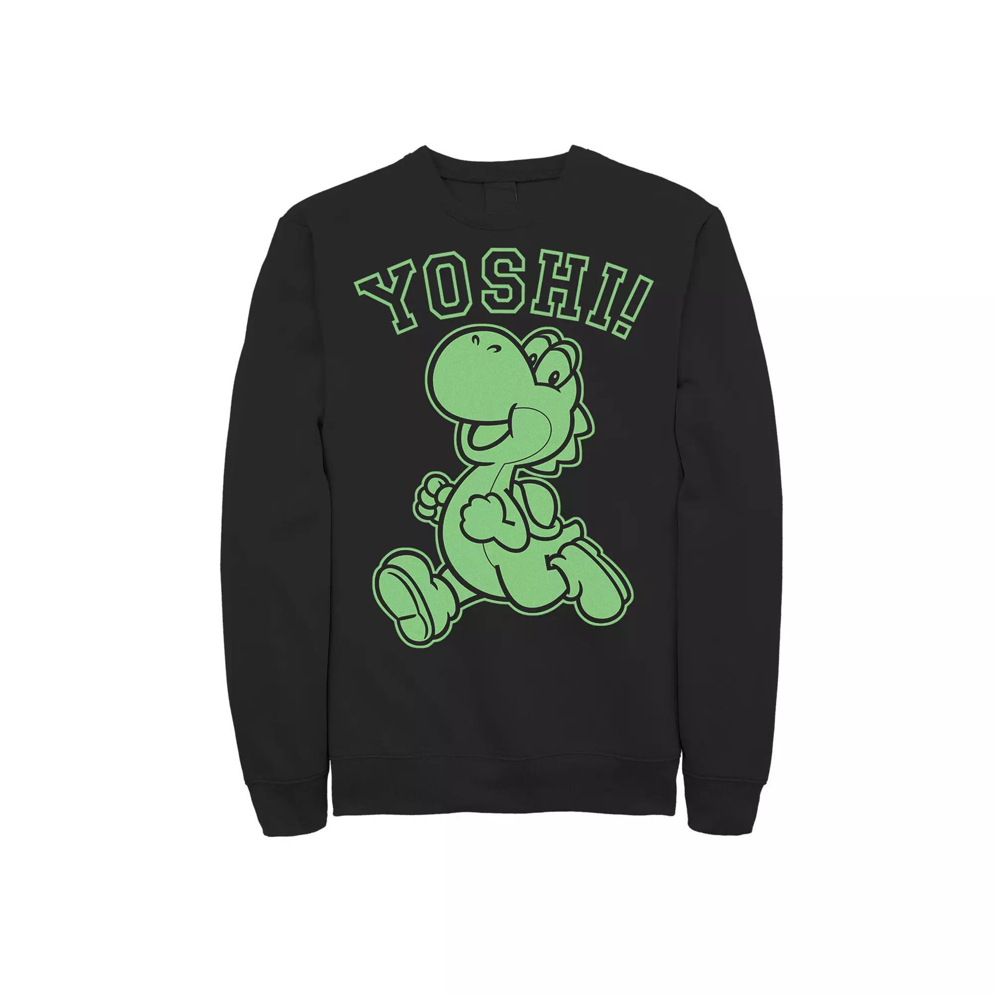 Mens Nintendo Super Mario Yoshi Run Fleece Product Image