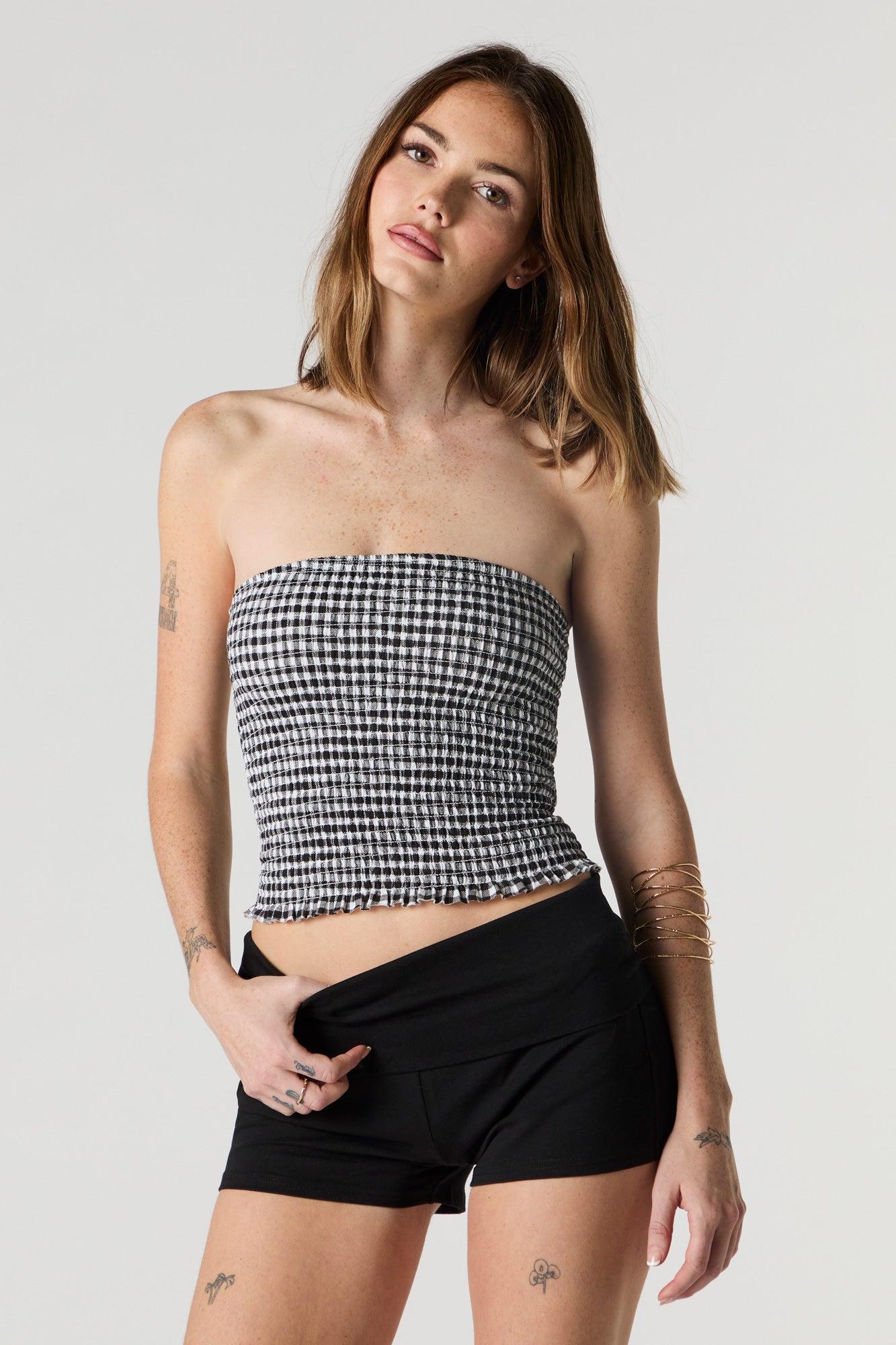 Foldover Waist Shortie Female Product Image