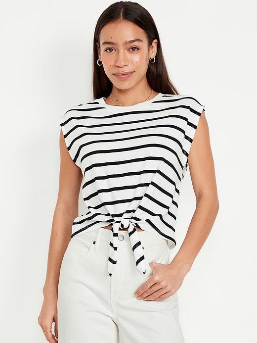 EveryWear Tie-Front Top Product Image