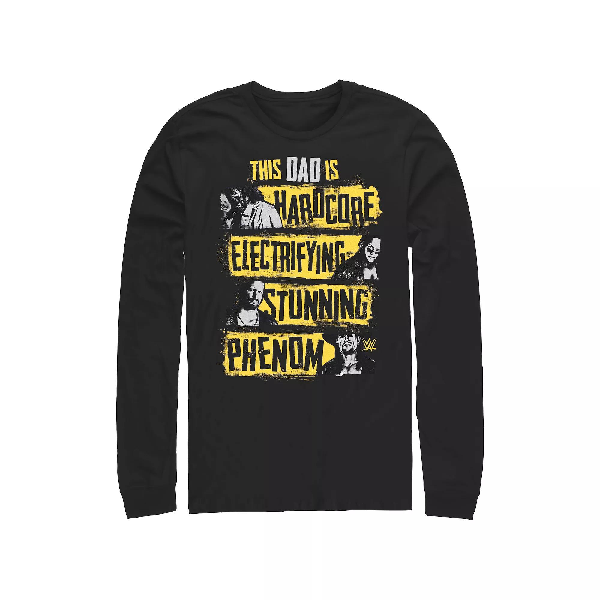 Men's Attitude Dad Graphic Tee, Size: Large, Black Product Image