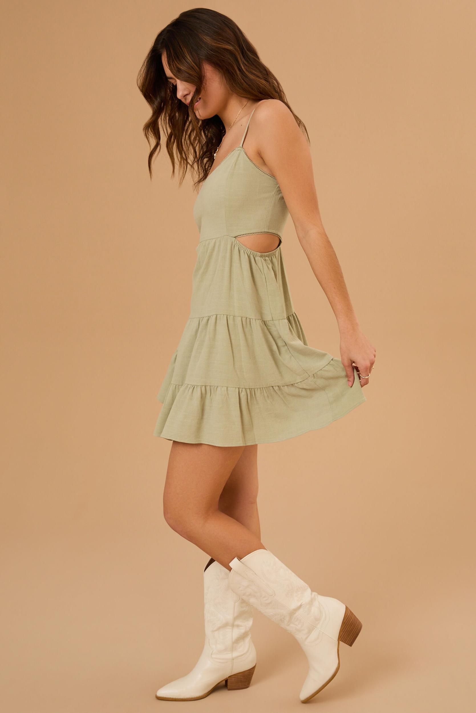 Serene Cut Out Mini Dress Product Image