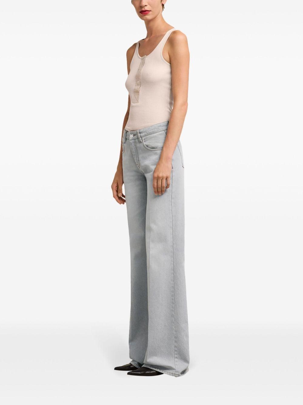 high-rise wide-leg jeans Product Image