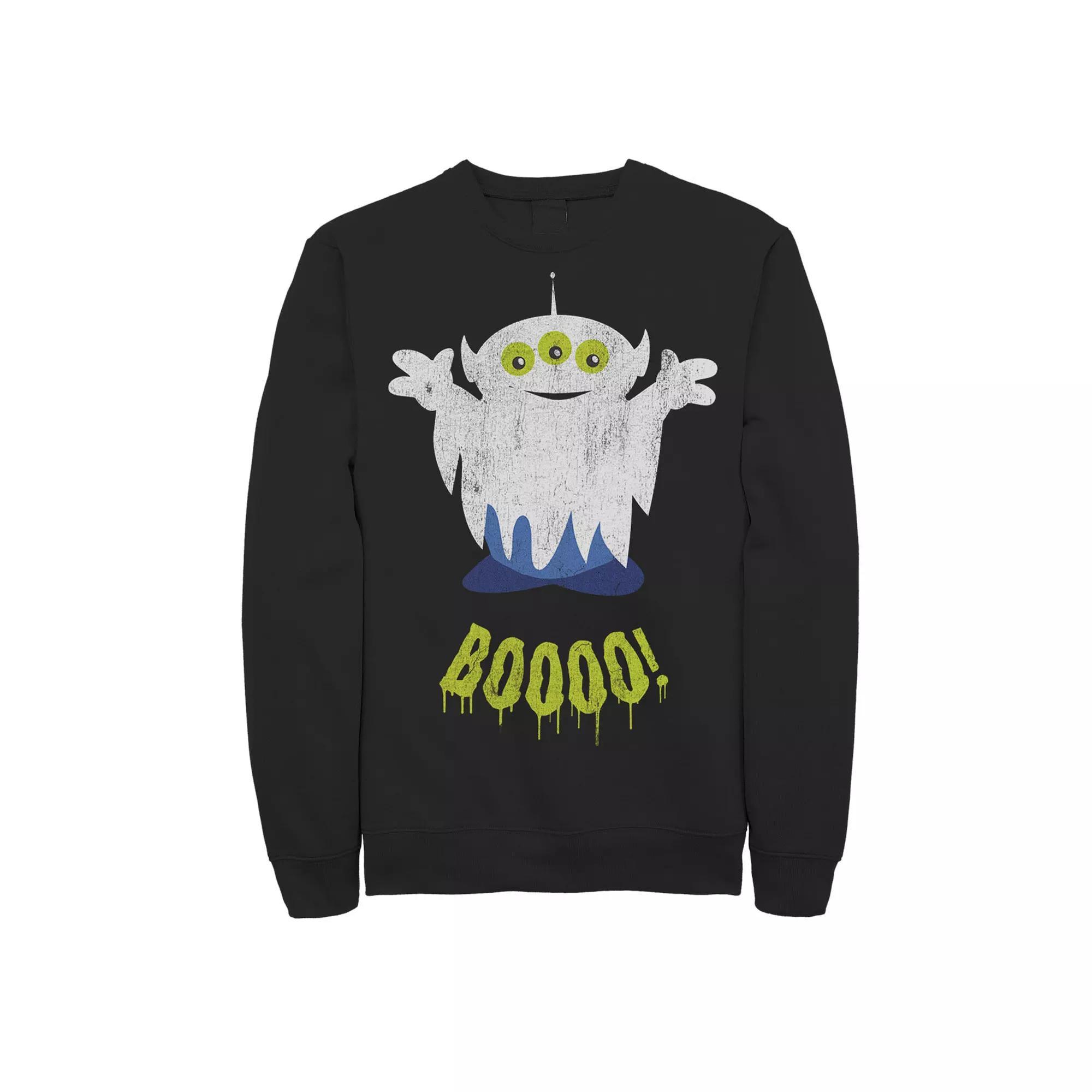 Disney / Pixar's Toy Story Men's Booo!! Aliens Ghost Costume Sweatshirt, Size: XL, Black Product Image