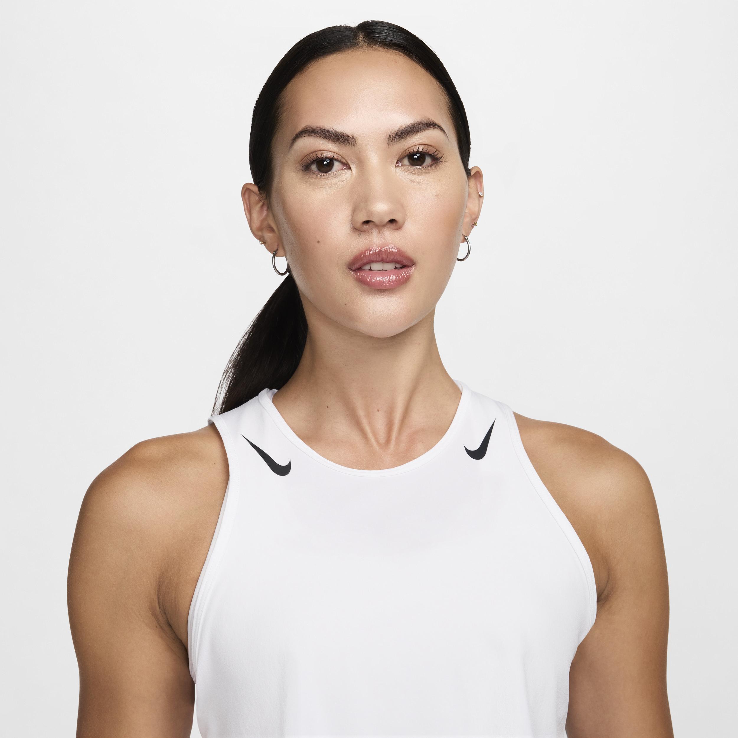 Nike Women's AeroSwift Dri-FIT ADV Cropped Running Tank Top Product Image