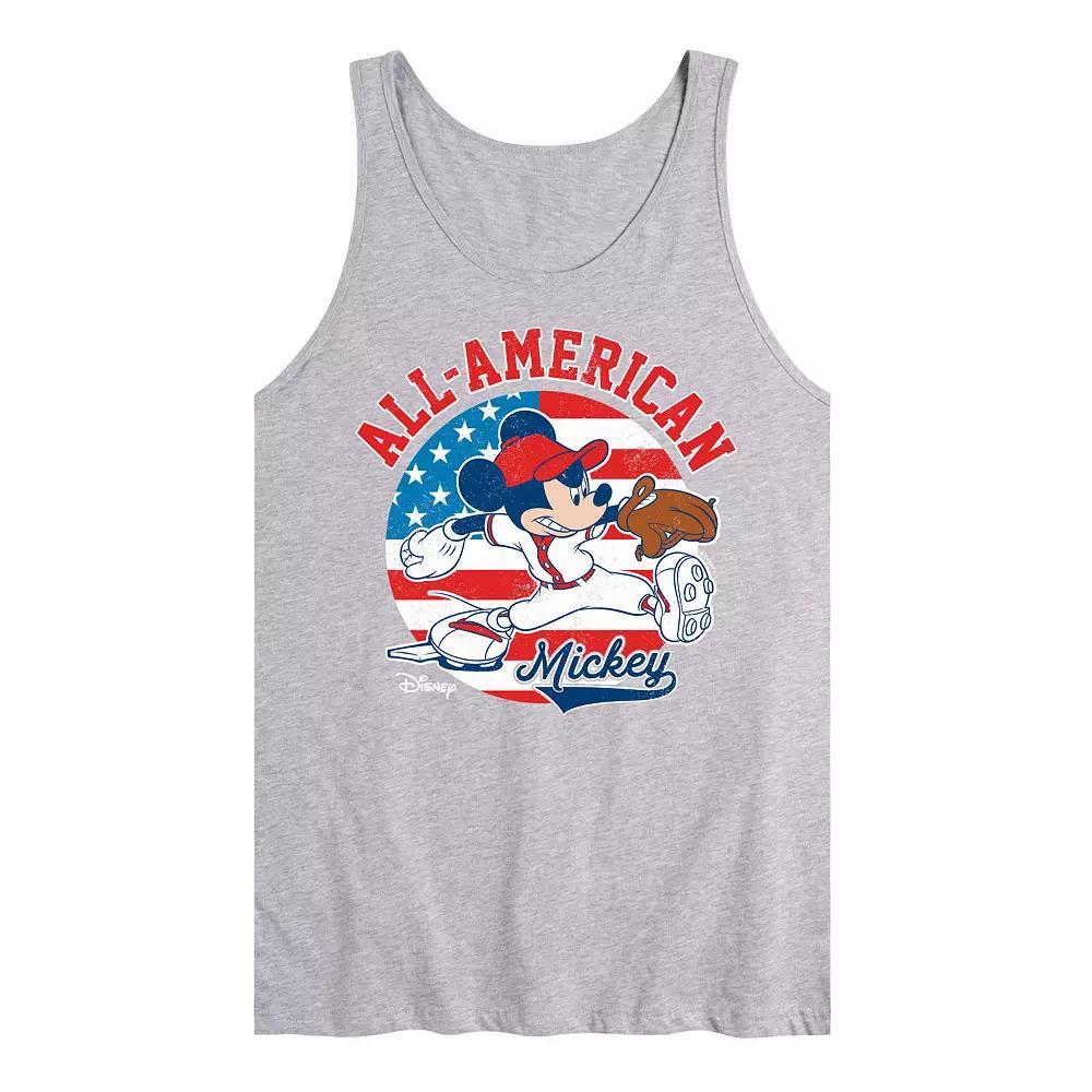 Disneys Mickey Mouse Mens Americana Baseball Tank Top Product Image