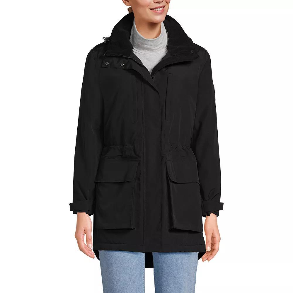 Petite Lands' End Squall Waterproof Insulated Parka, Women's, Size: XS Petite, Black Product Image