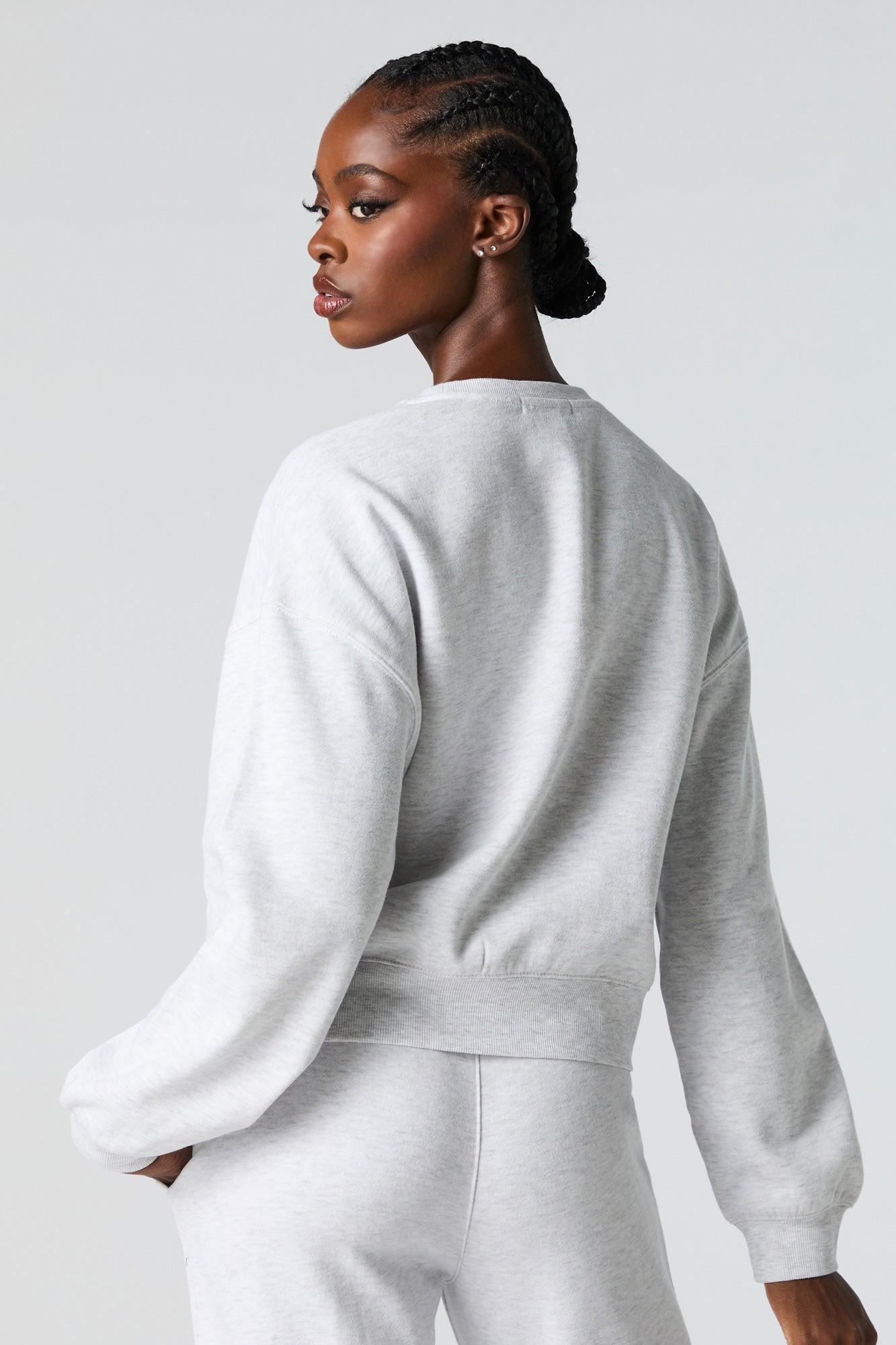 Destination Twill Embroidered Fleece Sweatshirt Female Product Image