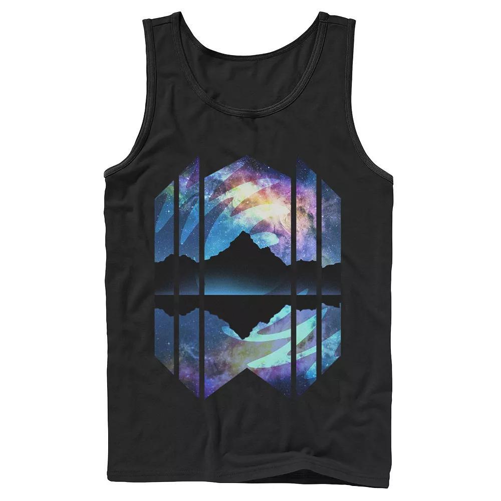 Men's Night Mountain Galactic Tank Top, Size: XL, Black Product Image