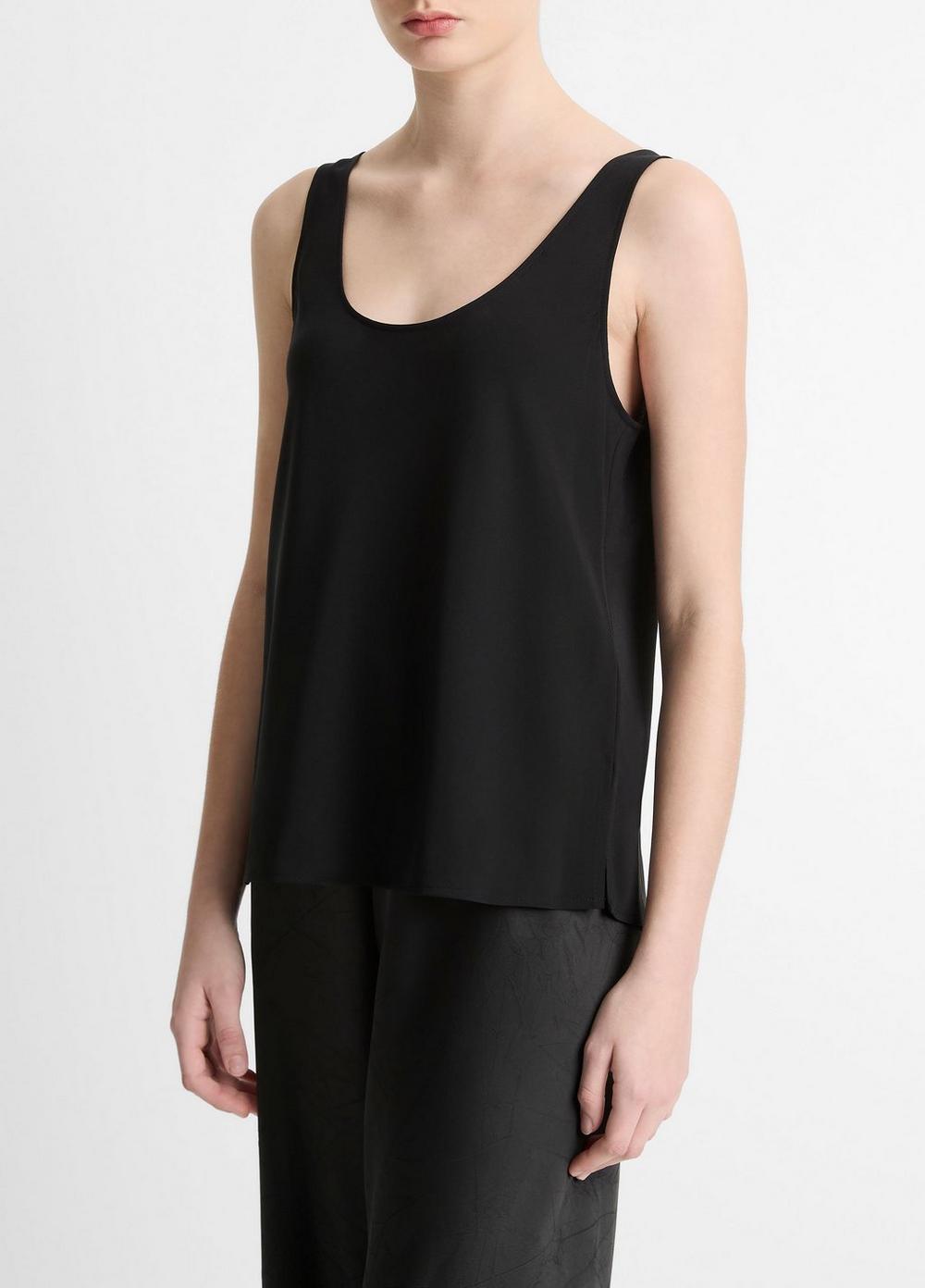 Womens Classic Stretch-Silk Bias Tank, Tidal, Size S Vince Product Image