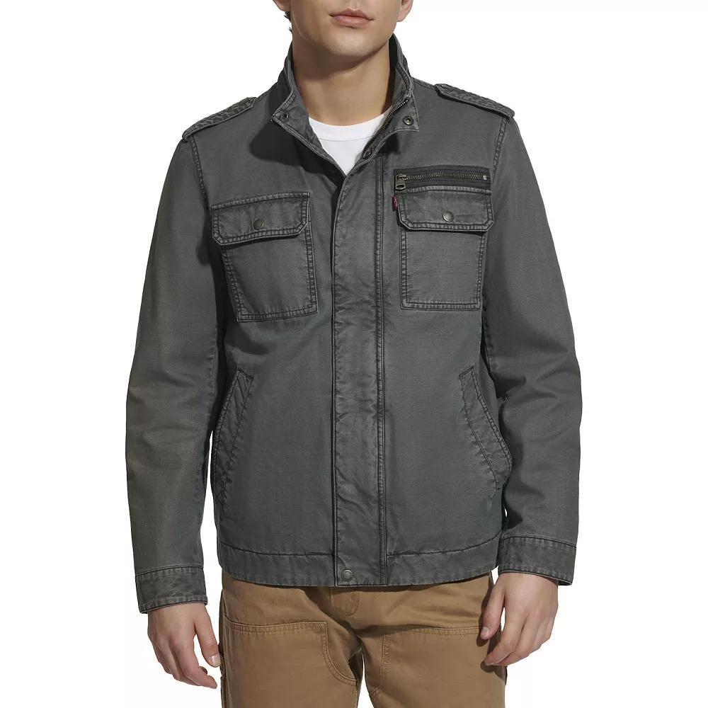 Men's Levi's® Unfilled Cotton Military Jacket, Size: Small, Grey Product Image