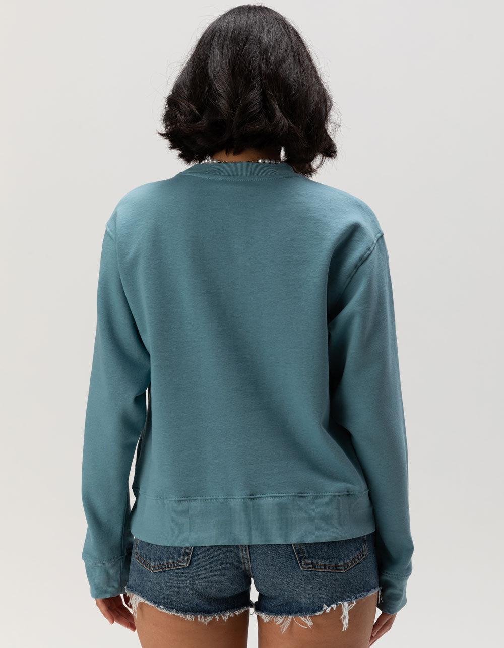 THE NORTH FACE Evolution Womens Crewneck Sweatshirt - BLUE Product Image