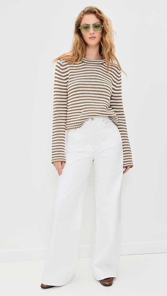 La Ligne Fine Stripe Mini Marina Sweater | Shopbop Product Image
