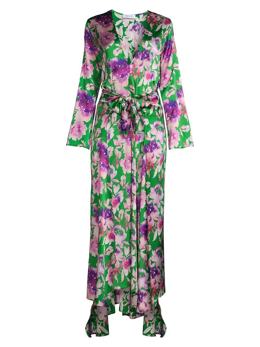 Womens Yvonne Floral Tie-Front Dress Product Image