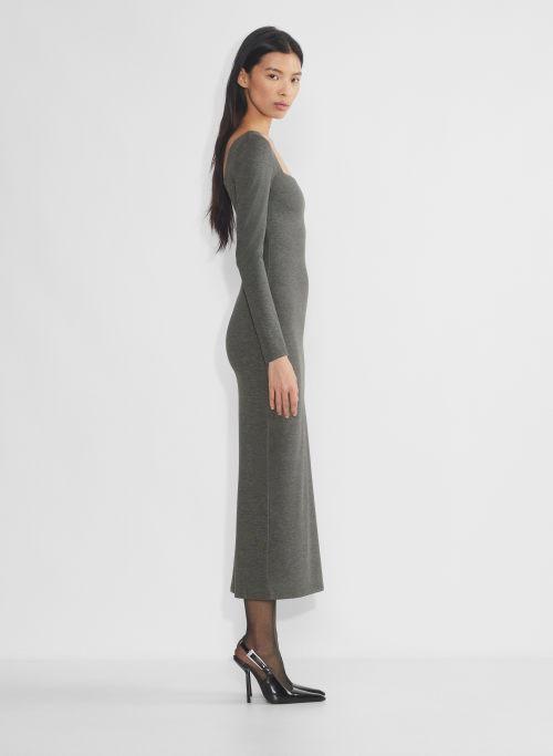 contour squareneck longsleeve maxi dress Product Image