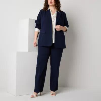 Worthington Womens Regular Fit Blazer Plus Product Image