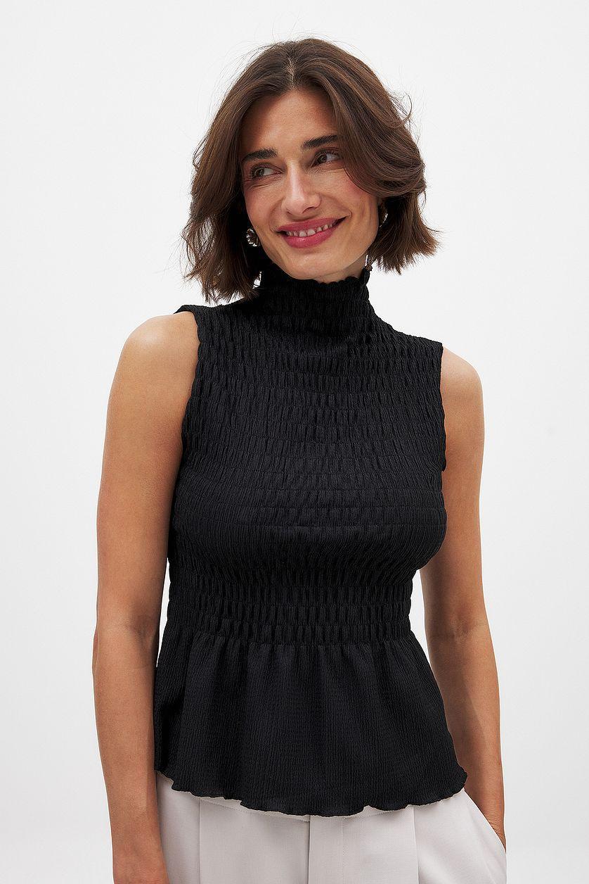 Sleeveless Smock Top Product Image