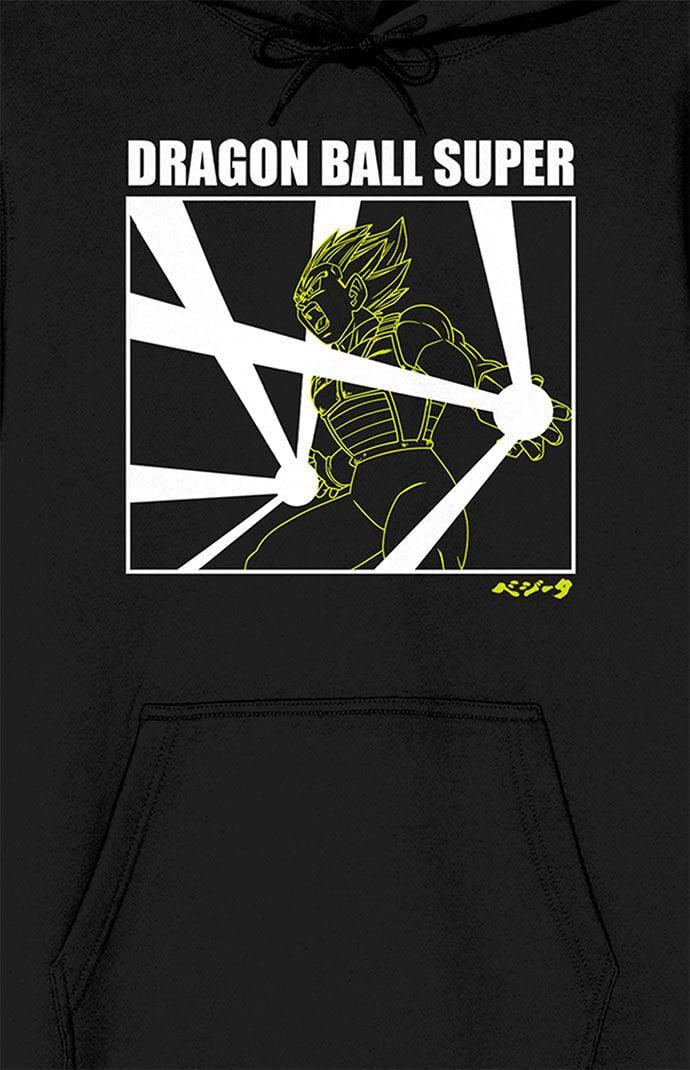 Men's Dragon Ball Super Vegeta Graphic Hoodie, Size: XXL, Black Product Image