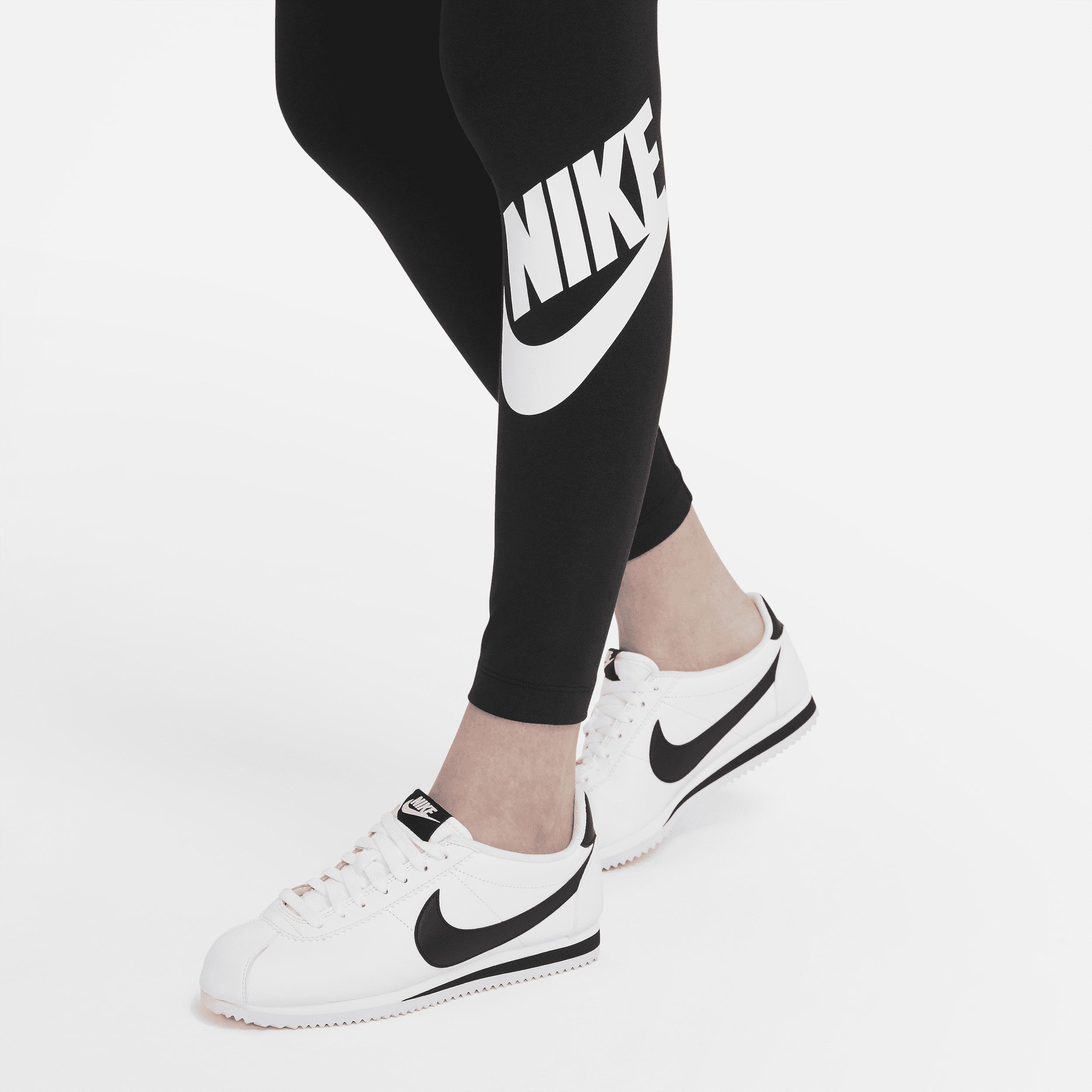 Women's Nike Sportswear Essential High-Waisted Logo Leggings Product Image