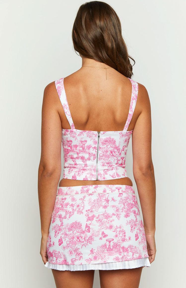Till Forever Pink Printed Top Product Image