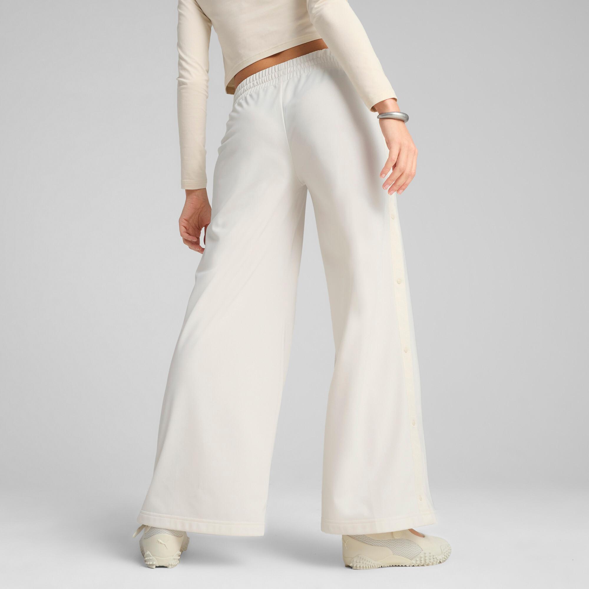 PUMA Wardrobe Essentials Women's Low Rise Popper Pants Product Image