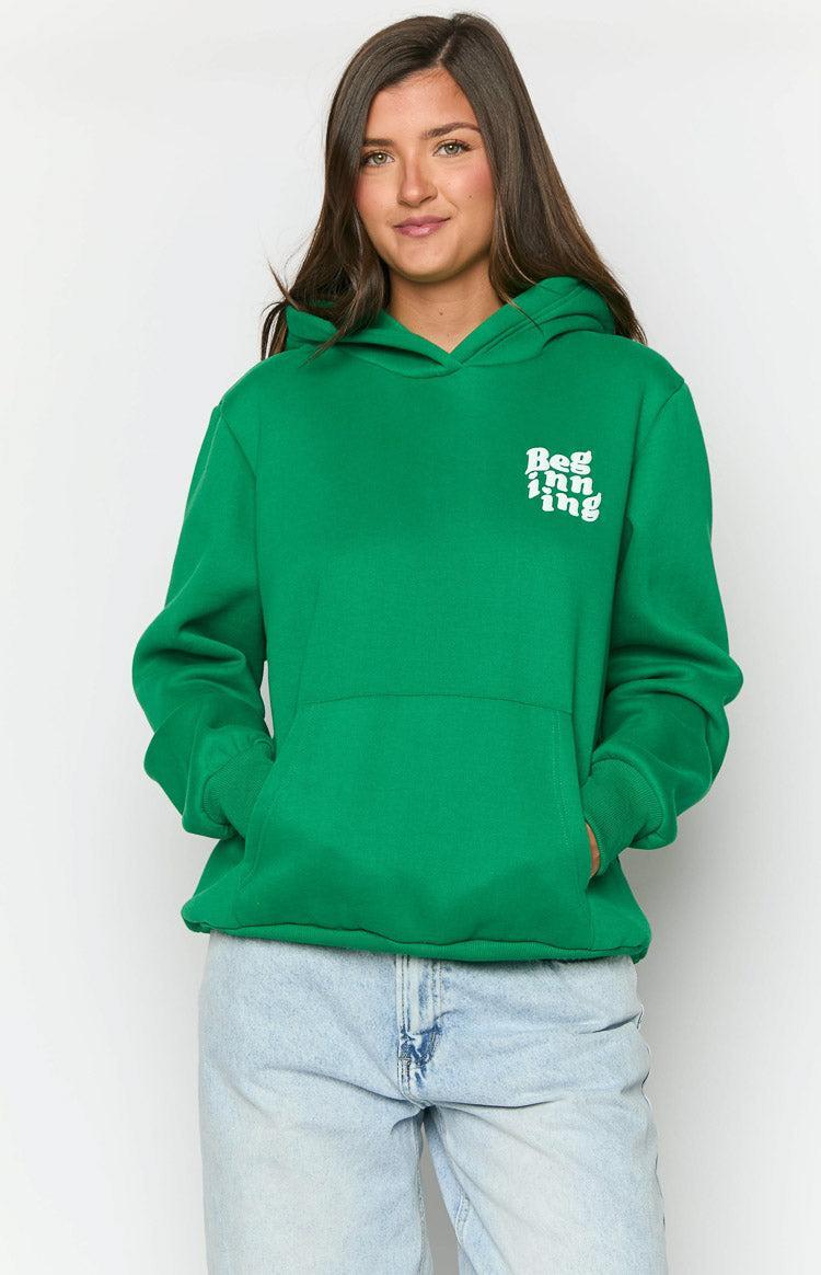 Beginning Green Snuggle Bubble Hoodie Product Image