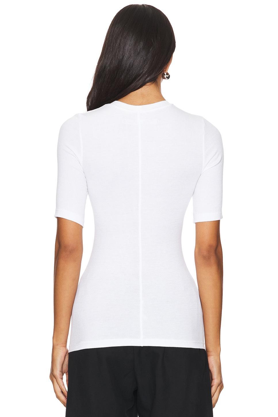 Silk Knit Half Sleeve Crew Enza Costa Product Image