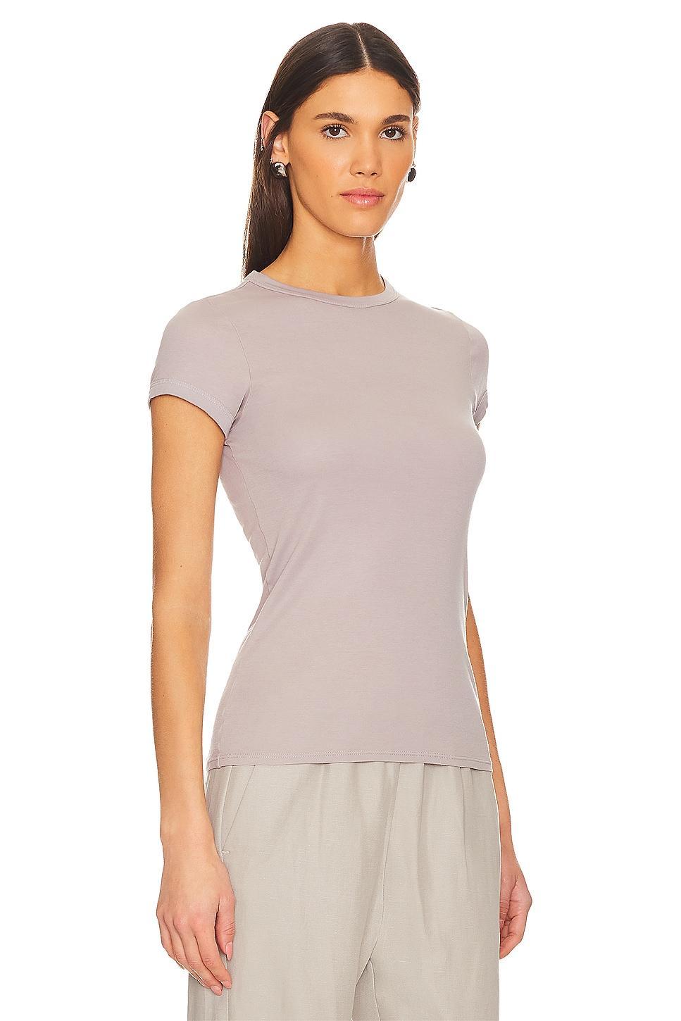 Supima Cotton Cap Sleeve Crew Product Image