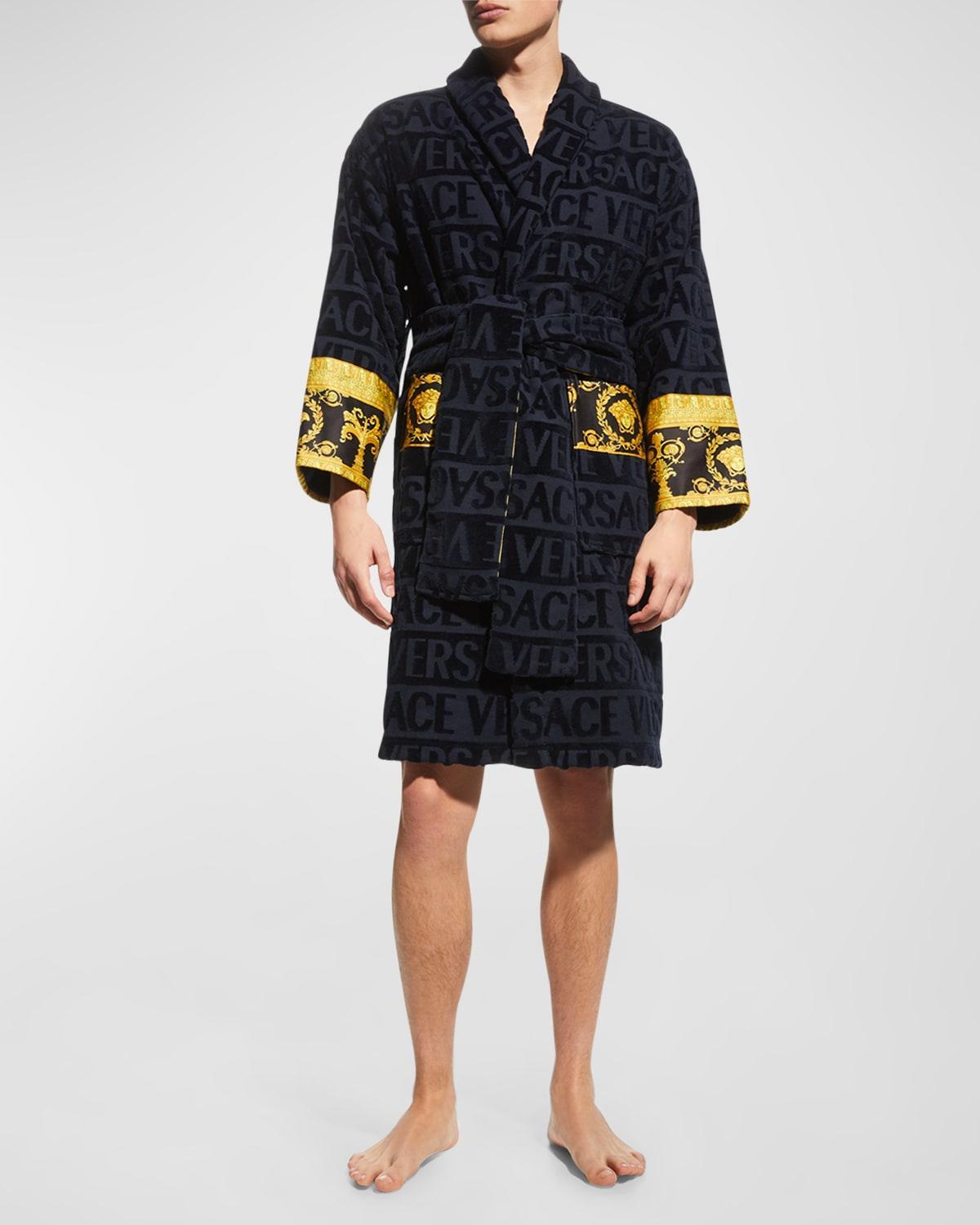 Mens Logo Baroque Bathrobe Product Image