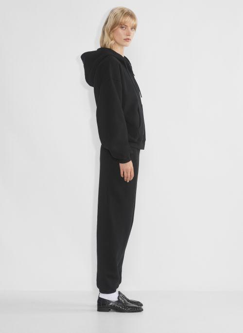 cozy fleece mega drop shoulder zip hoodie Product Image