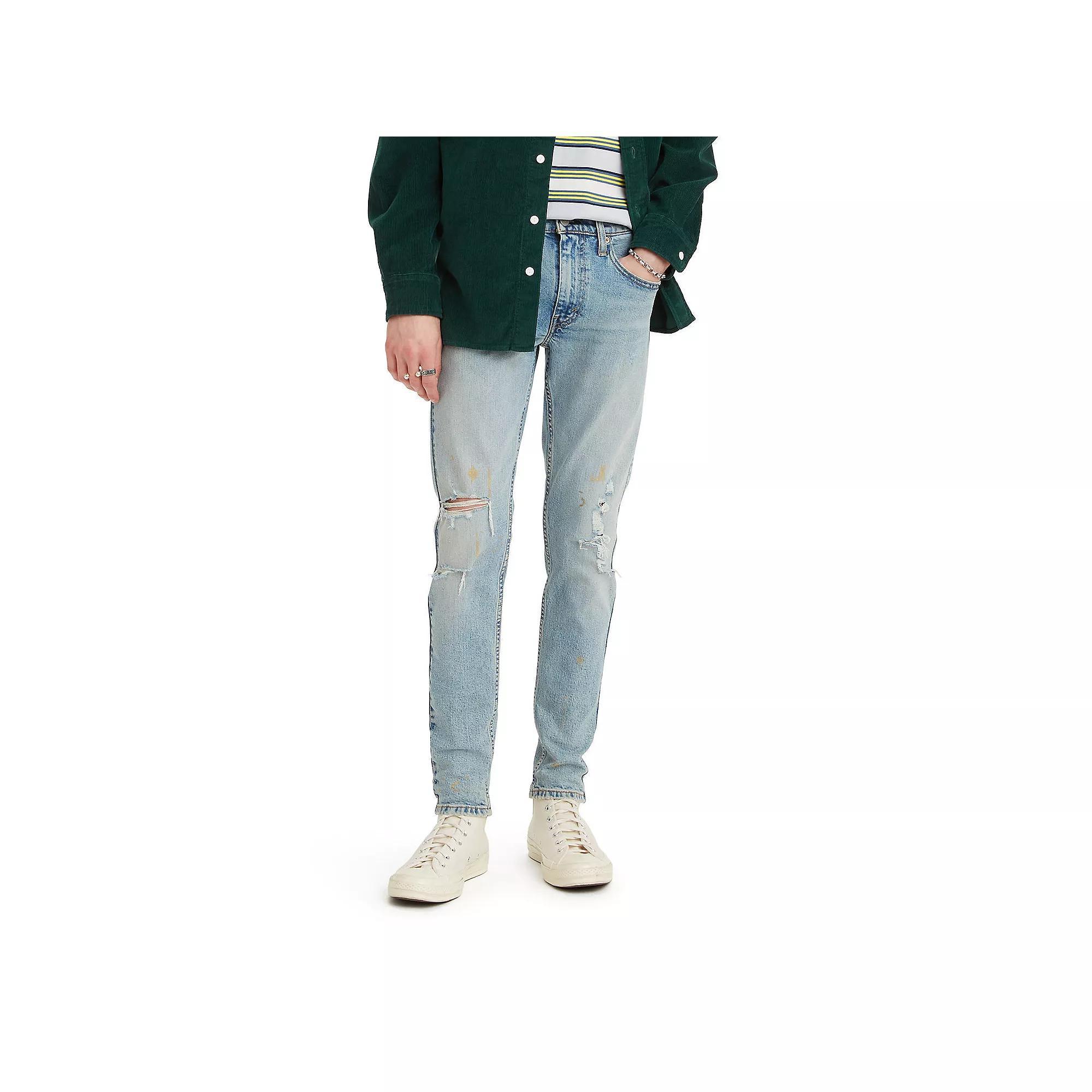 Men's Levi's® Skinny Taper Jeans, Size: 29X30, Light Blue Worn In Product Image