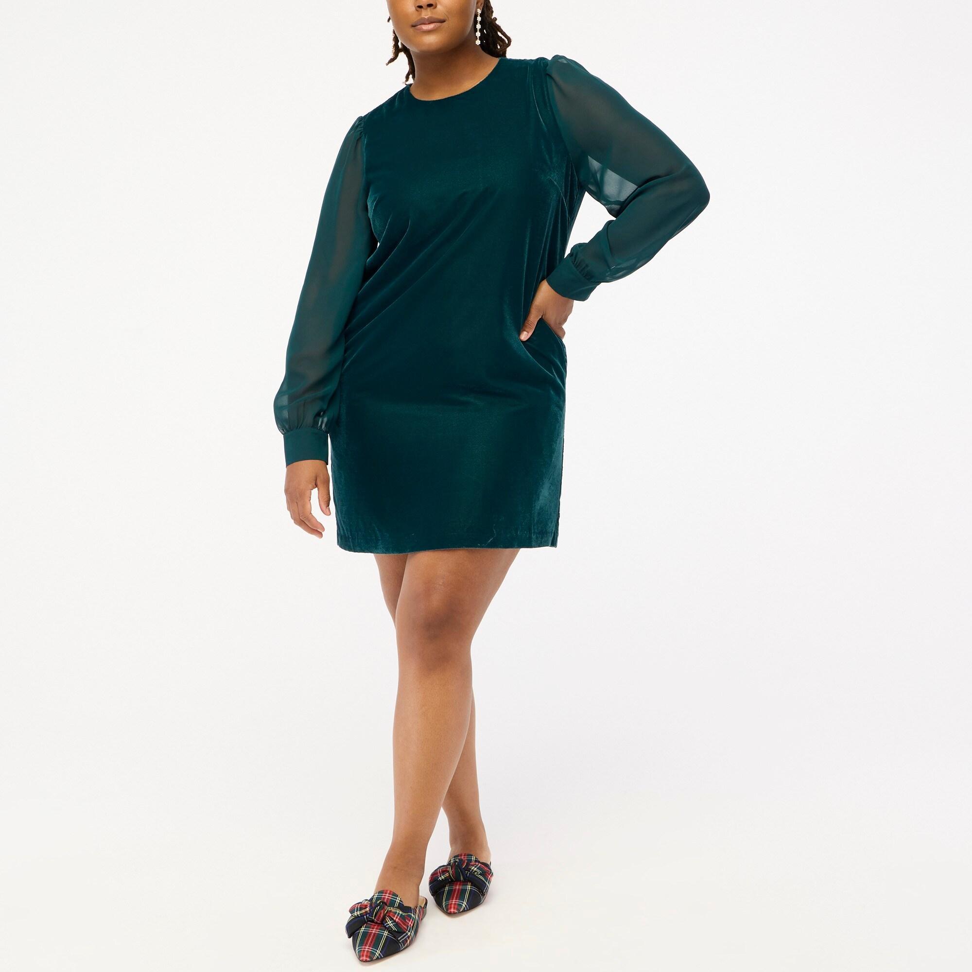 Velvet mini dress Product Image