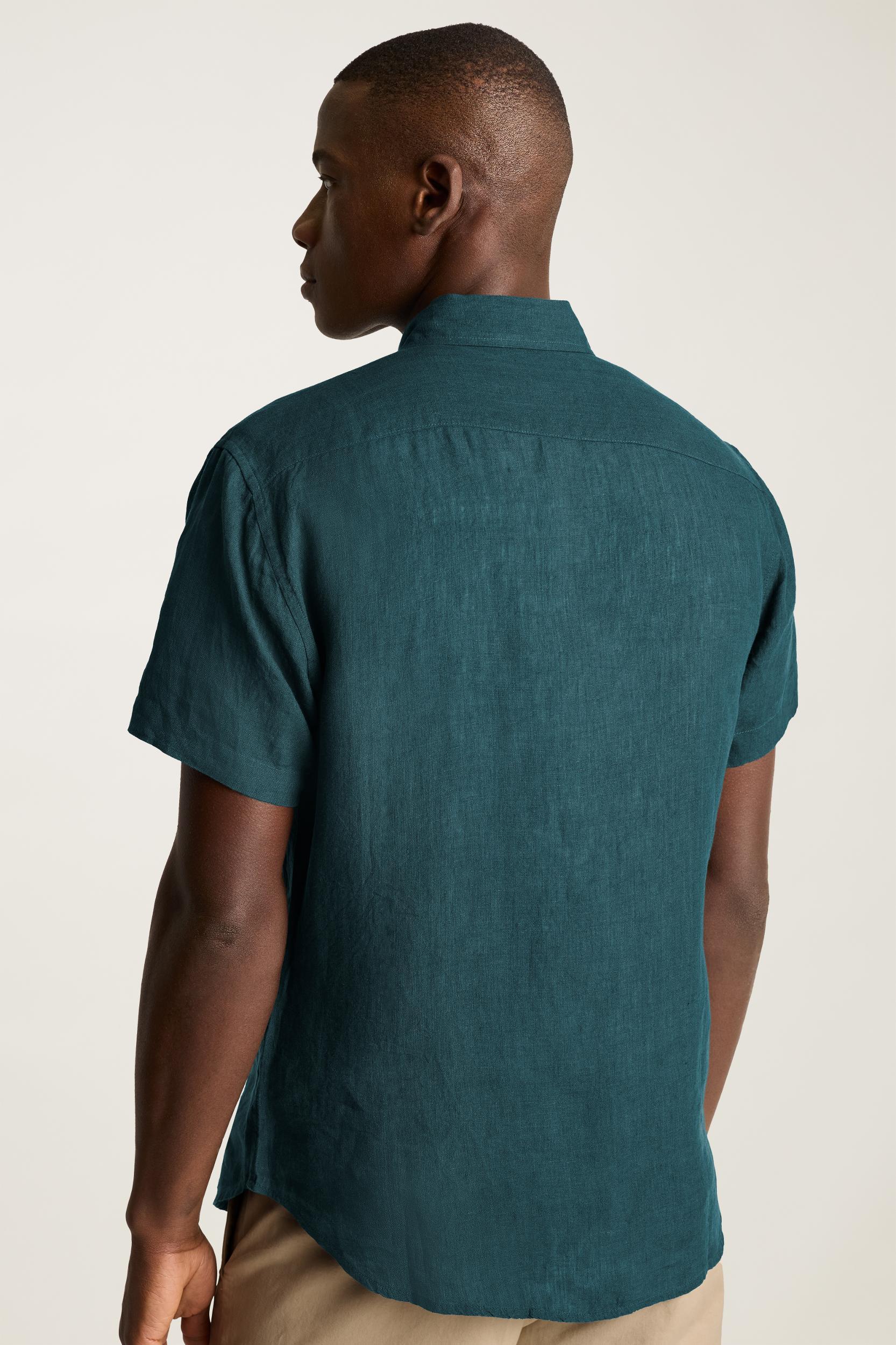 Riviera Linen Short Sleeve Shirt Product Image