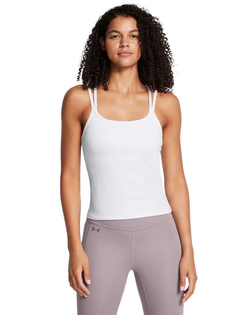 Women's Under Armour Motion Strappy Tank Top, Size: XS, White White Product Image
