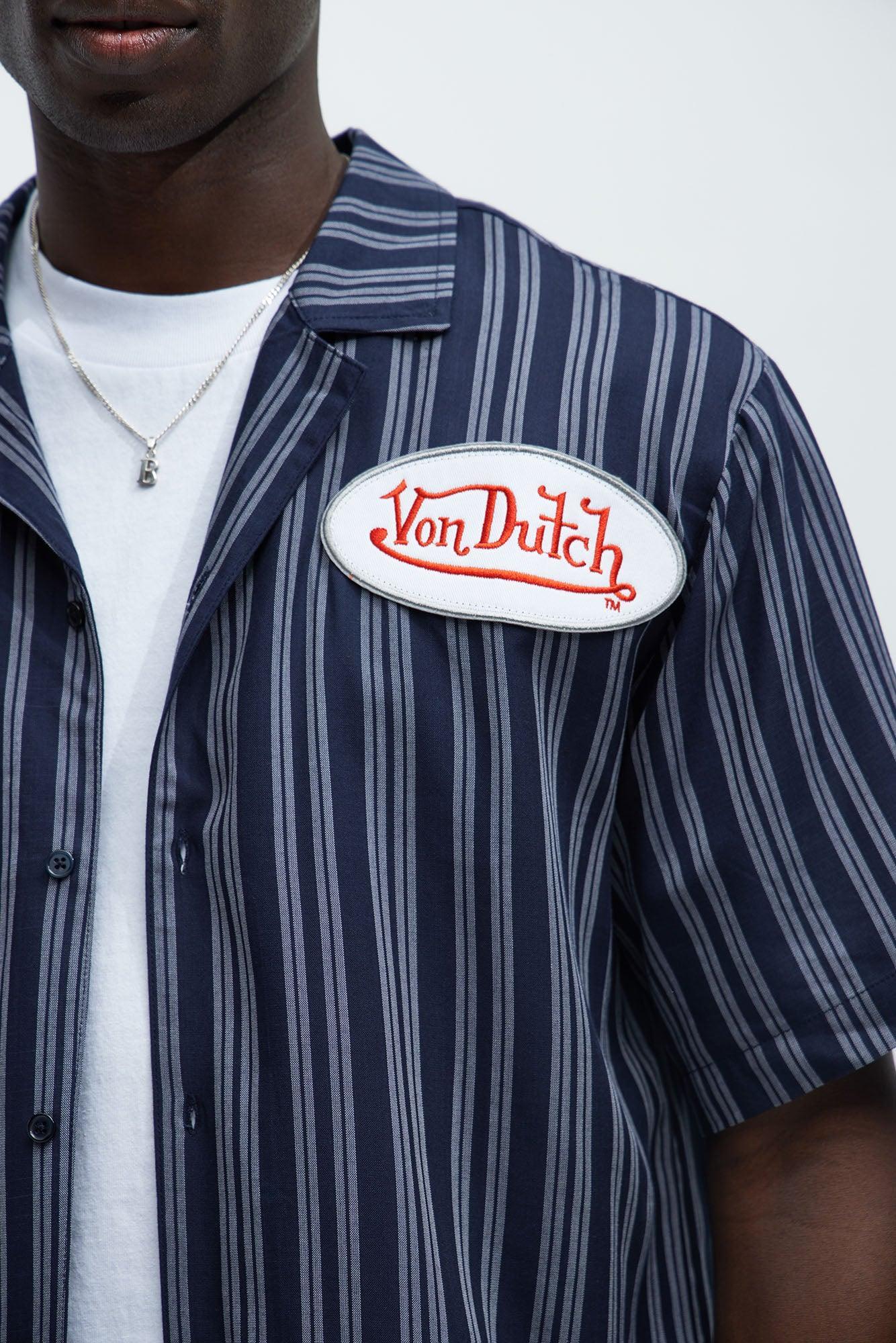 Von Dutch Patch Shirt - Blue/combo Product Image