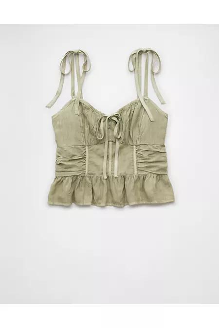 AE Corset Peplum Top Womens Product Image