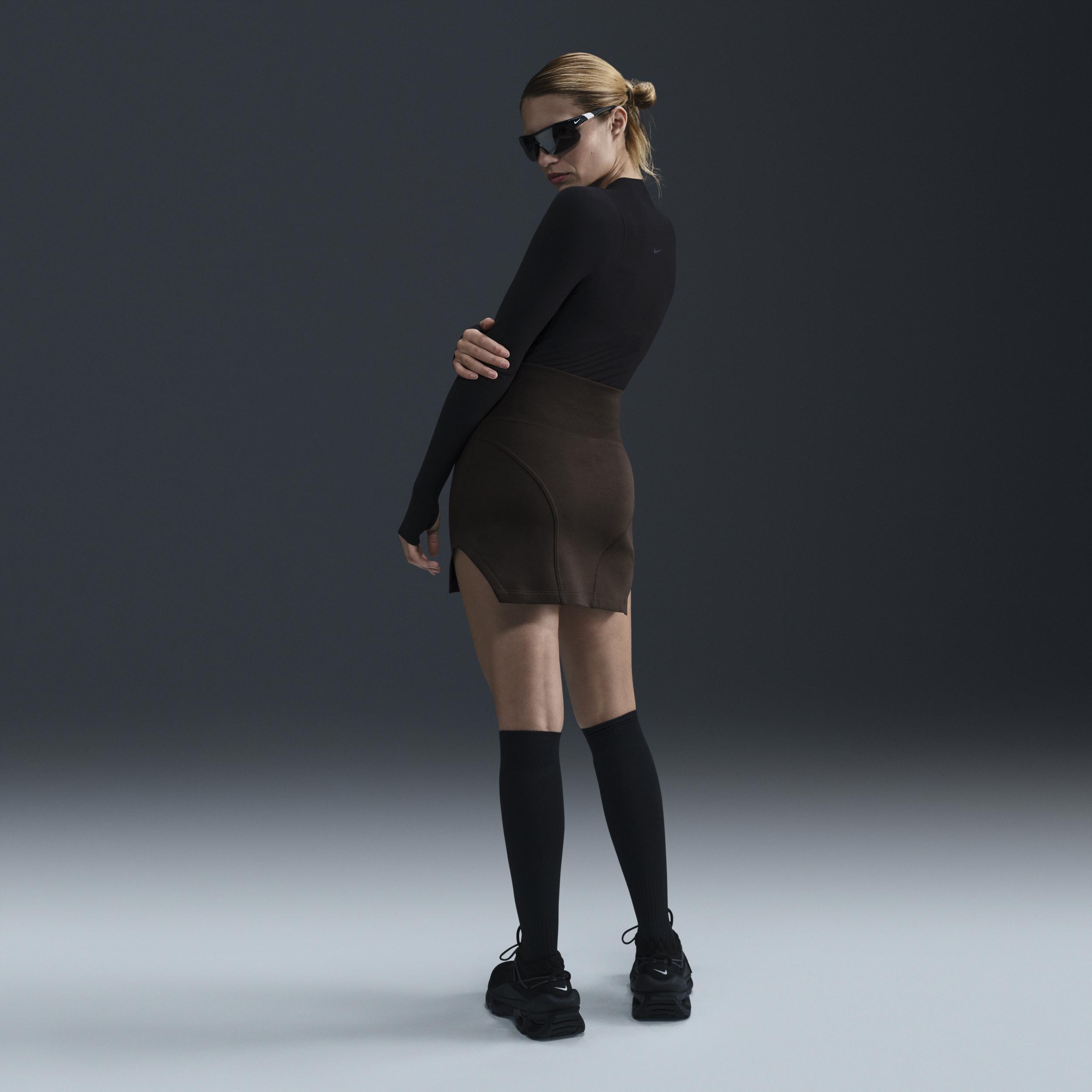 Women's Nike Sportswear Tech Fleece High-Waisted Mini Skirt Product Image