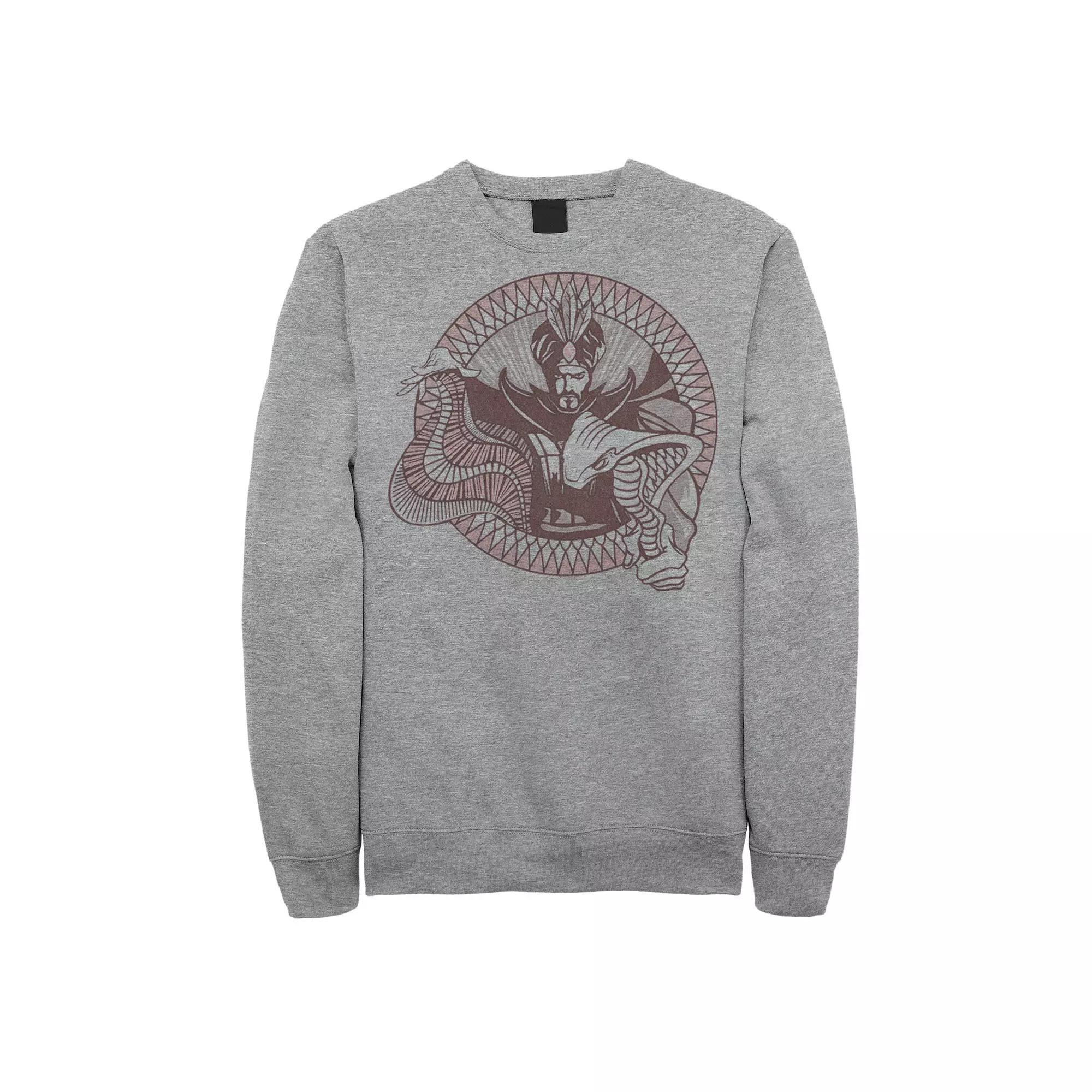 Mens Keep Our Ocean Wild Dolphin Portrait Fleece Athletic Grey Product Image