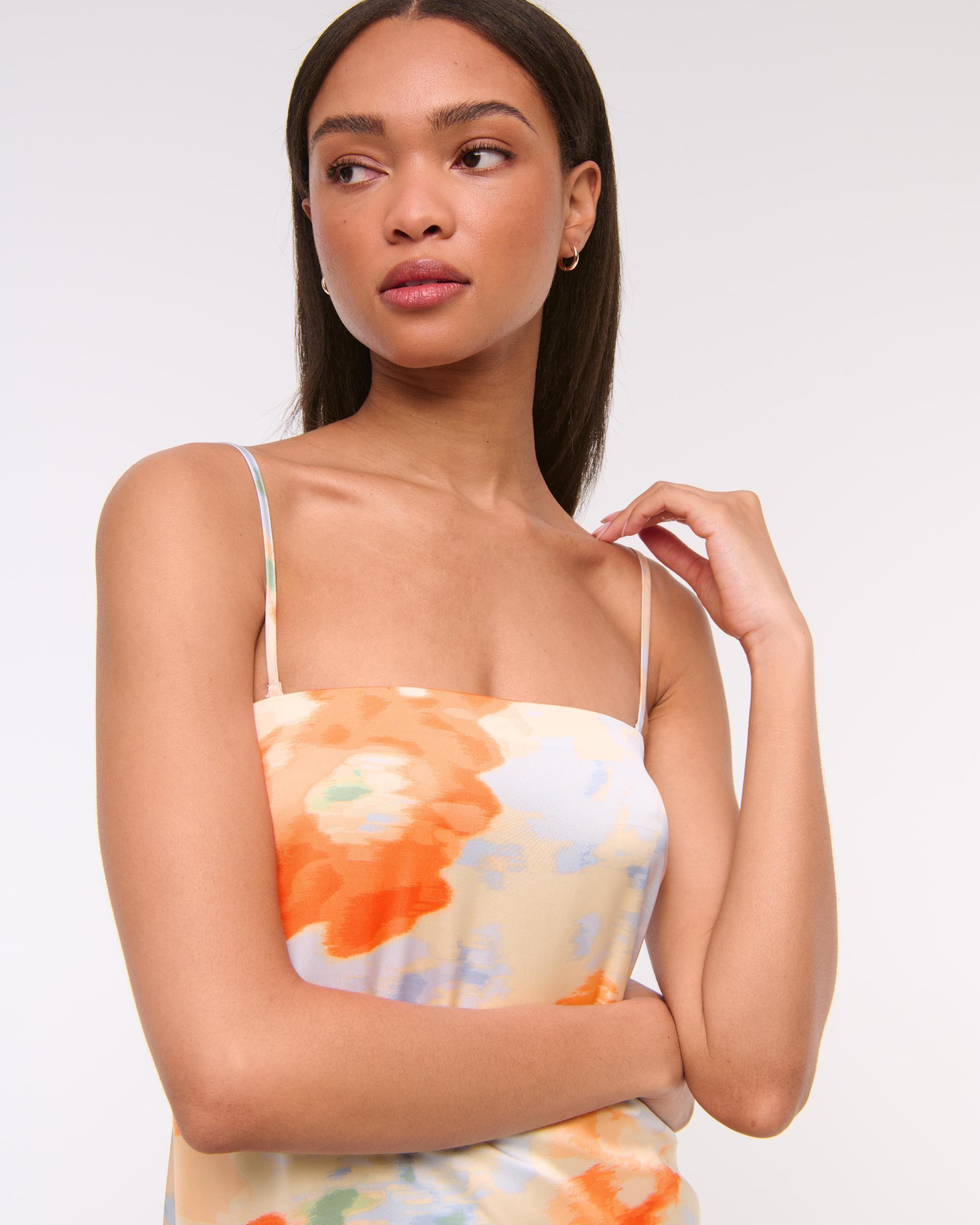 The A&F Julia Strapless Slip Maxi Dress Product Image