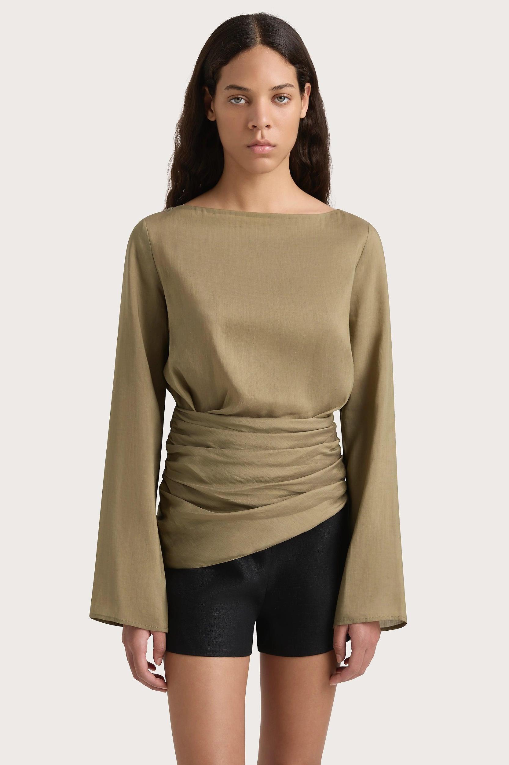 Adelia Top Khaki Product Image
