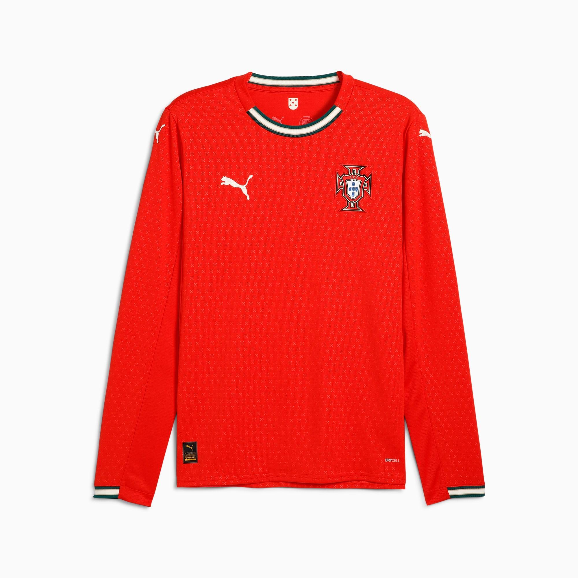 PUMA Portugal '25 Home Replica Men's Long-Sleeve Jersey Product Image