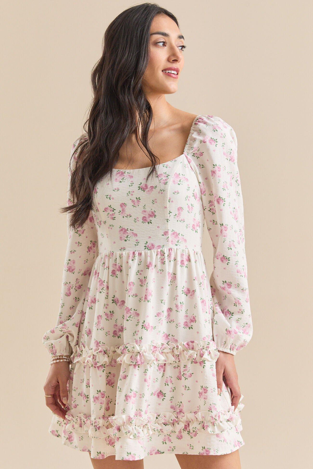 Ellie Floral Mini Dress Product Image