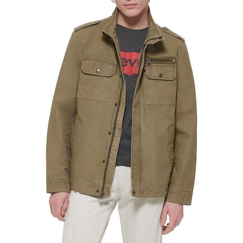 Men's Levi's® Unfilled Cotton Military Jacket, Size: XXL, Brown Product Image
