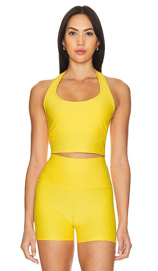 Spacedye Well Rounded Cropped Halter Beyond Yoga Product Image