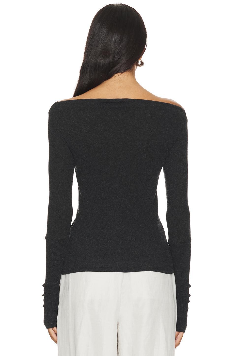 Cashmere Boatneck Top Enza Costa Product Image