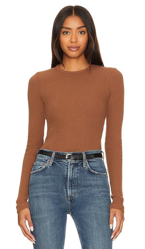 Alma Shrunken Crew Neck Tee AGOLDE Product Image