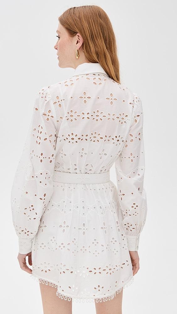 Hemant and Nandita Short Dress with Buckle Belt and Slip | Shopbop Product Image