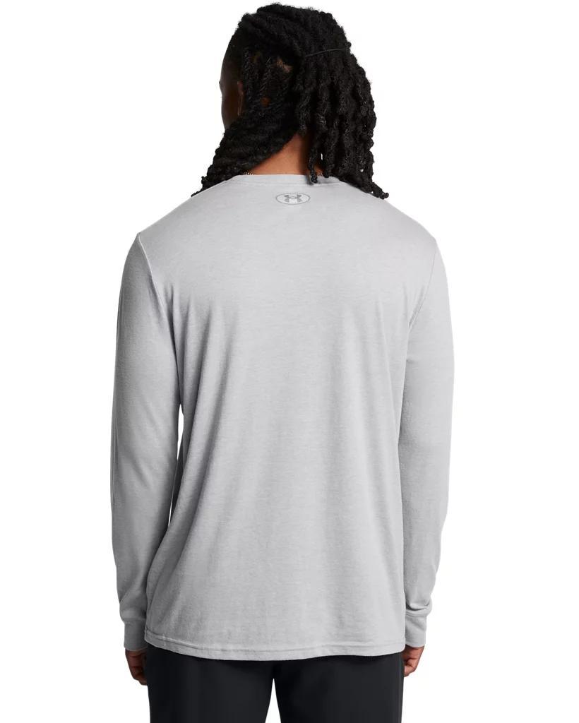 Men's UA Performance Cotton Collegiate Long Sleeve Product Image
