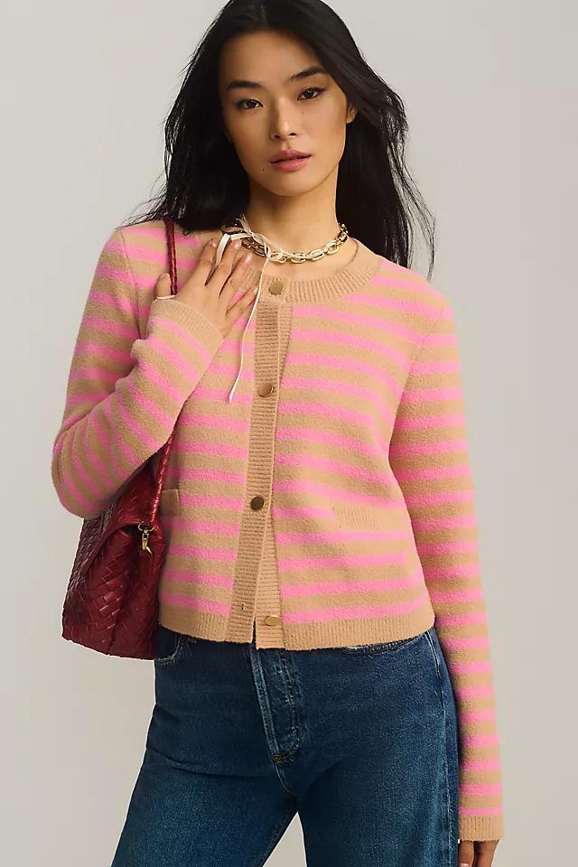 NVLT Striped Sweater Lady Jacket Product Image