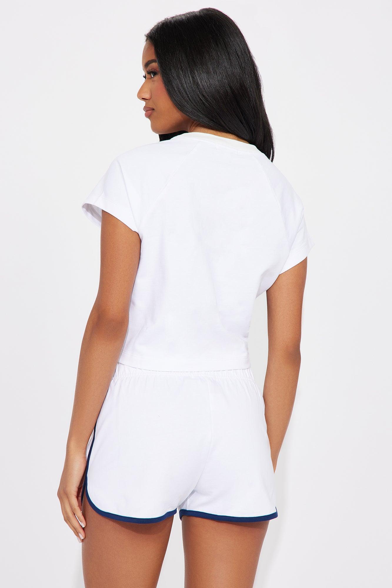 90's NYC Short Set - White Product Image