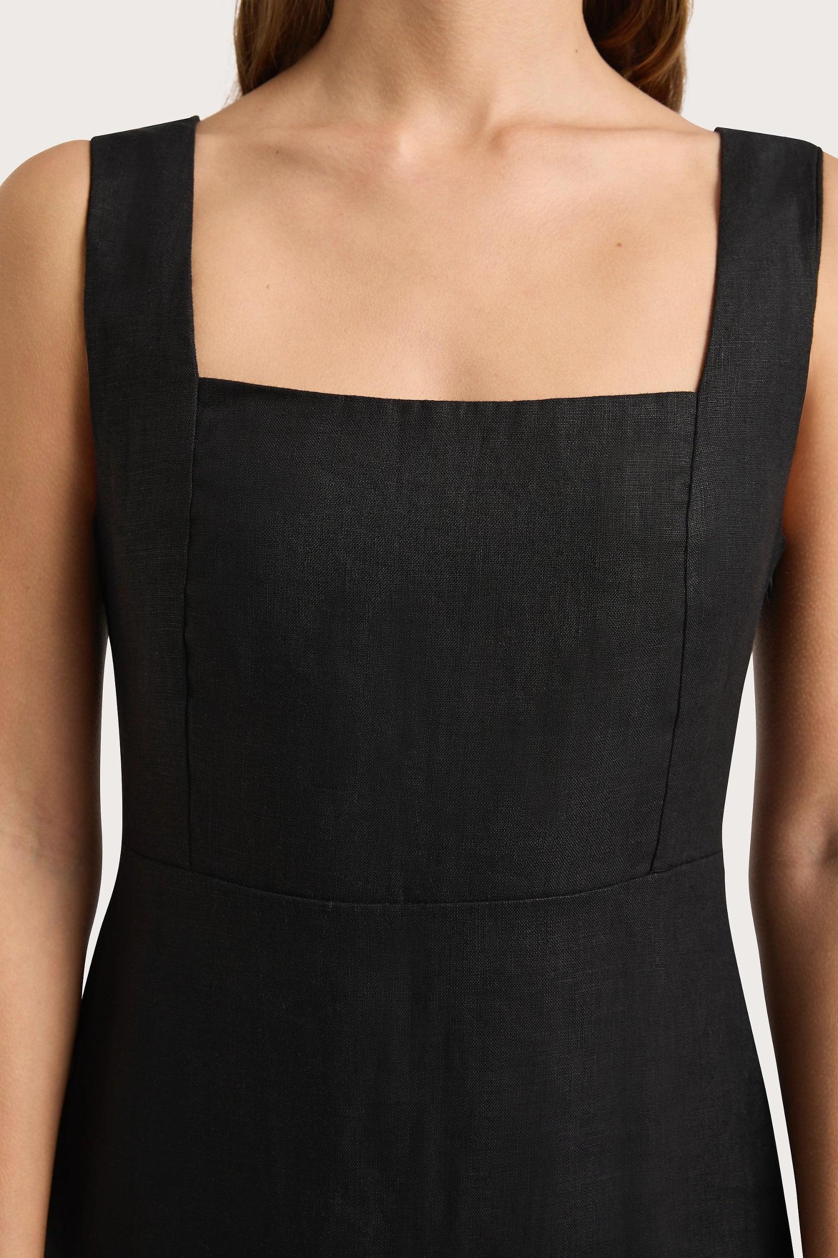 Lais Midi Dress Black Product Image